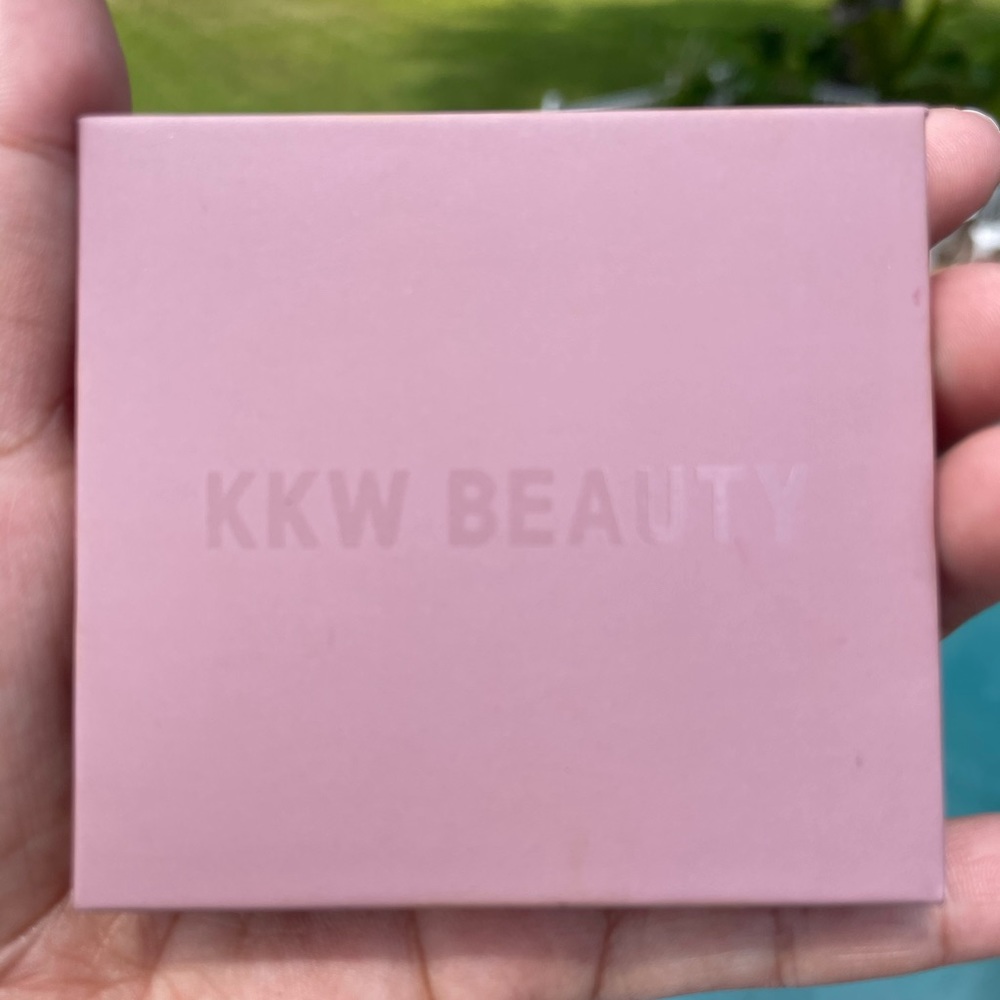KKW Beauty blush in shade “rose quartz”